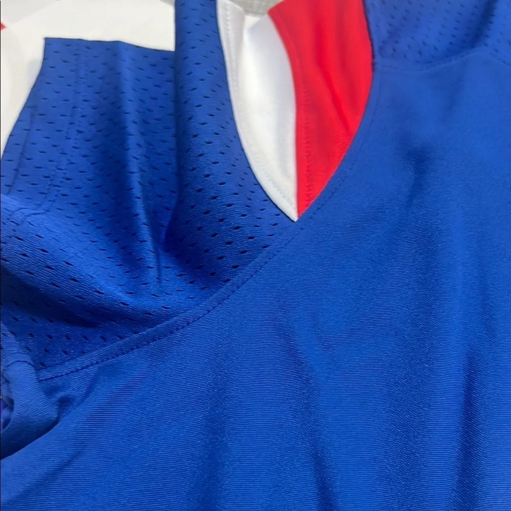 Blue Fanatics Sports Jersey with Red and White Accents - Picture 5 of 5